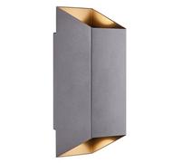 Nordlux Nico Outdoor Aluminium Wall Light Weatherproof Black,mains