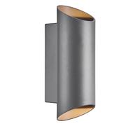 Nordlux Nico Outdoor Wall Light Black Aluminium Solar GU10 Sensor Weatherproof - Mains Powered, IP54 Nordlux Black