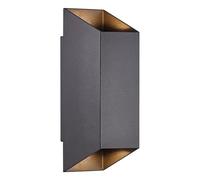 Nordlux Nico Outdoor Wall Light Black Metal Garden GU10 IP54 Mains