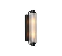 Nordlux Nimal Double wall light, IP44, metal, black