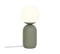 Nordlux Table lamp Notti, metal and glass, green