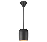 Nordlux Modern Indoor Pendant Light Black Metal E27 Hand Blown Glass - Mains Powered, IP20 Nordlux Black