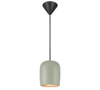 Nordlux Notti Metal Pendant Light Hand Blown Glass Green,mains
