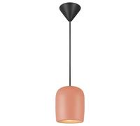 Nordlux Notti Metal Pendant Light Hand Blown Glass Red,mains