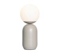 Nordlux Notti Metal Table Lamp Hand Blown Glass Grey,mains