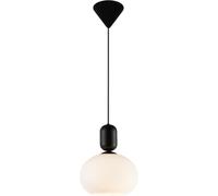 Nordlux Notti Pendant Light Black Glass Livingroom E27 Mains 20cm