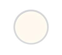 Nordlux Oja 29 Indoor Ceiling/Flush Mount White Plastic, Intergrated LED Mains Powered-Bedroom, Living Room, Kitchen, Office, Bedside or Study. IP54, Class 2 (Double Insulated)