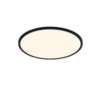 Nordlux Oja Indoor Ceiling Light Black Plastic Intergrated LED 3-Level Dimming - Bathroom, En-Suite, Kitchen Mains Powered, IP54