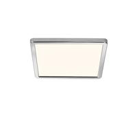 Nordlux Oja Ceiling Light Chrome Plastic Bathroom LED IP54 3000/4000k Mains
