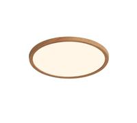 Nordlux Oja Ceiling Light Wood Foil Plastic Hallway LED 2700k Mains 29cm