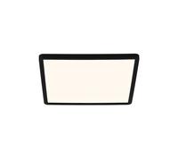 Nordlux Oja Modern Black Plastic Ceiling Light - Bathroom, En-Suite, Kitchen Mains LED