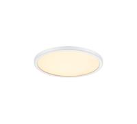 Nordlux Oja Indoor Ceiling Light White Plastic Intergrated LED 25, 000hrs - Mains Powered, IP20 Nordlux White