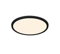 Nordlux Oja Modern Black Plastic Ceiling Light - Hallway, Garage, Kitchen Mains LED