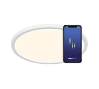 Nordlux Ojasmart Ceiling Light White Plastic Hallway LED 2700-6500k Mains