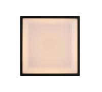 Nordlux Oliver Modern Black Plastic Wall Light - Garden, Patio, Entrance Mains LED