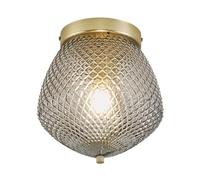 Nordlux Orbiform Indoor Ceiling Light Brass Glass E27 Retro - Hallway, Living Room, Bedroom Mains Powered, IP20