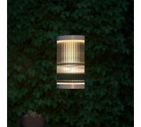 Nordlux Outdoor hanging light Coupar, Ø 13 cm, sand
