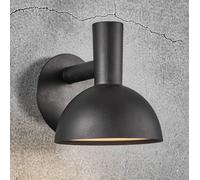 Nordlux Outdoor wall light ARKI black Ø 20 cm