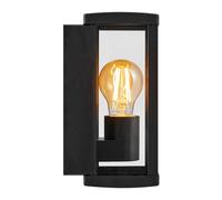 Nordlux Outdoor wall light Luchy, lantern, black, metal, E27