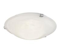 Nordlux Petri Ceiling Light White Glass E27 Mains