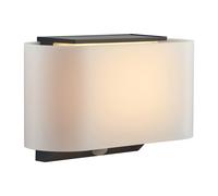 Nordlux LED outdoor wall light Piola, plastic, sensor