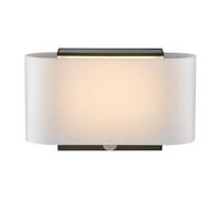 Nordlux LED outdoor wall light Piola, plastic, sensor