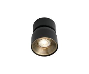 Nordlux Pitcher Indoor Spot Light Black Metal Gu10 Gold Inner - Mains Powered, Ip20