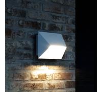 Nordlux Pontio 27 outdoor wall light, width 27 cm, white