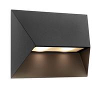 Nordlux Pontio Outdoor Wall Light Black Metal Garden GU10 IP54 Mains | 5704924010880