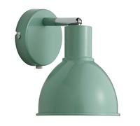 Nordlux Pop Industrial Green Metal Wall Light - Bedroom, Bedside, Living Room Plug in or Mains