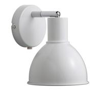 Nordlux Pop Metal Wall Light White,plug In Or Mains