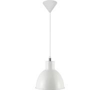 Nordlux Pop Indoor Pendant Light White Metal E27 White Inner - Kitchen, Bedroom, Living Room Mains Powered, IP20