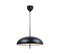 Nordlux Premium Indoor Pendant Light Black Metal E27 Diffused - Mains Powered, IP20 Nordlux Black