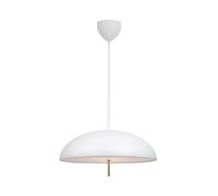 Nordlux Premium Indoor Pendant Light White Metal E27 Diffused - Mains Powered, IP20 Nordlux White