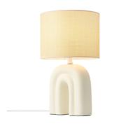 Nordlux Premium Indoor Table Lamp Beige Ceramic E27 Linen Shade - Mains Powered, IP20 Nordlux Beige