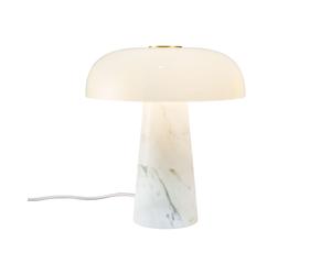 Nordlux Premium Indoor Table Lamp White Marble E14 Weighted Base - Mains Powered, IP20 Nordlux White
