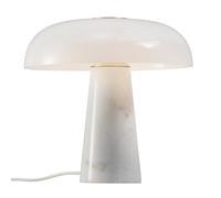 Nordlux Premium Indoor Table Lamp White Marble E27 Weighted Base - Mains Powered, IP20 Nordlux White