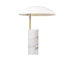 Nordlux Premium Indoor Table Lamp White Marble GU10 Adjustable Shade - Mains Powered, IP20 Nordlux White