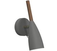 Nordlux Pure Wall Light Grey Metal Bedroom GU10 Switch Plug in/Mains
