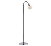Nordlux Ray Floor Lamp Chrome Metal Livingroom E14 Switch