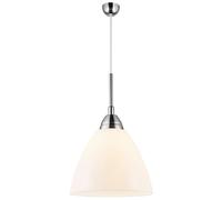 Nordlux Read Pendant Light Opal White Glass Dining Room E27 Mains 20cm