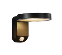 Nordlux Rica Outdoor Wall Light Solar Black Plastic Garden LED IP44 3000k