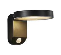 Nordlux 2118141003 Rica Solar Wall Light LED 5W Black Motion Sensor