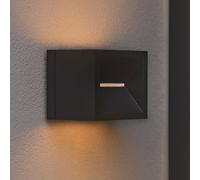 Nordlux Rivo LED outdoor wall light, black, metal, IP54, up/down