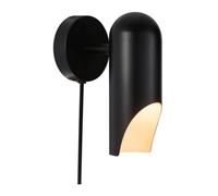 Nordlux Rochelle Metal Wall Light Black,plug In Or Mains