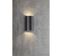 Nordlux Rold LED Outdoor Wall Light 10W Black Monochrome 84141003