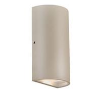 Nordlux Rold Round Outdoor Patio Terrace Garden Wall Light In Sanded (Height) 16Cm