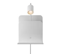 Nordlux Roomi Wall Light White Metal Livingroom GU10 Switch Plug in/Mains