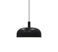 Nordlux Sandro Indoor Pendant Light Black Metal E27 White Inner - Mains Powered, Ip20
