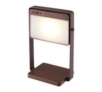 Nordlux Saulio Outdoor Table Solar Light Brown Aluminium Solarled 25,000Jhrs - Battery, Ip44